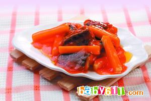 下奶食谱:木瓜烧带鱼