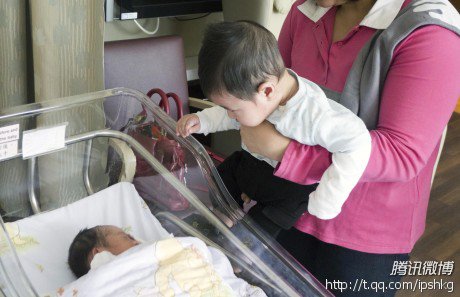 李嘉欣儿子首度曝光 头发浓密十分可爱(图)