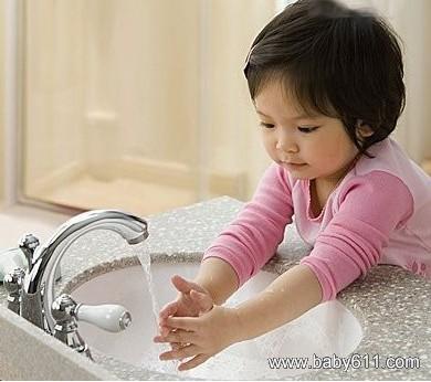洗手可消除宝宝手上90%的铅