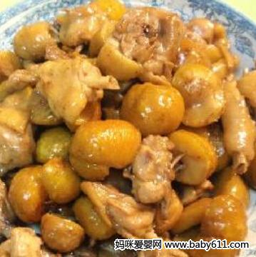 板栗烧鸡