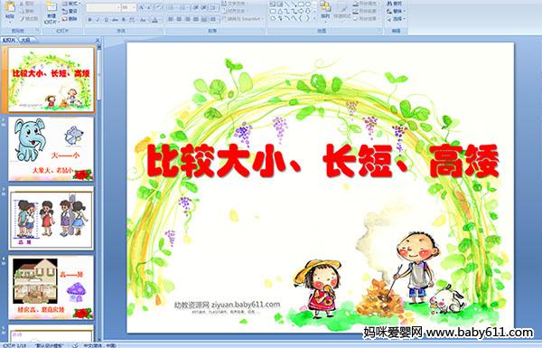 �׶�԰ѧǰ����ѧ������Ƚϴ�С�����̡��߰�