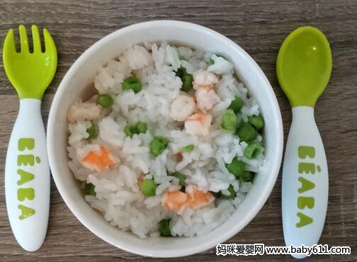 虾仁豌豆饭