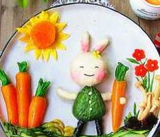 小兔的胡萝卜儿童餐