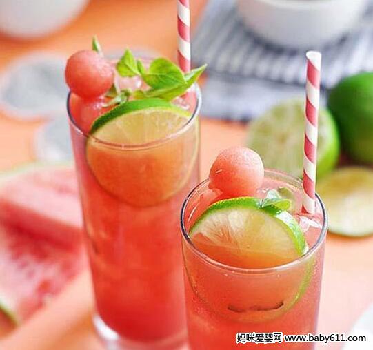 西瓜青柠冰茶