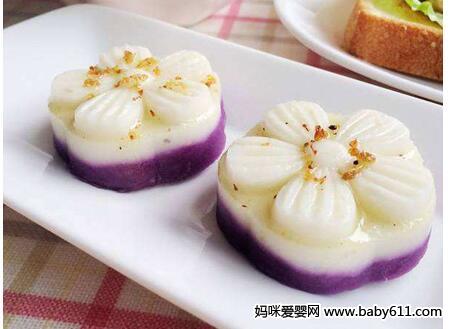 红薯紫薯山药泥