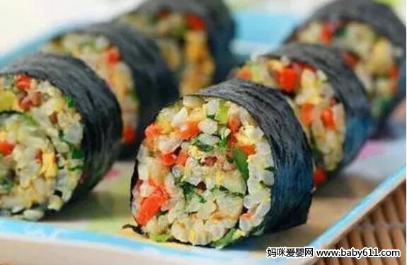 胡萝卜青菜饭卷