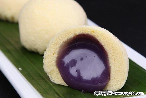 奶香紫薯包