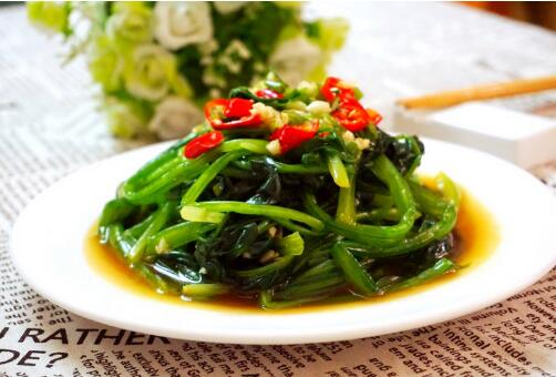 凉拌菠菜
