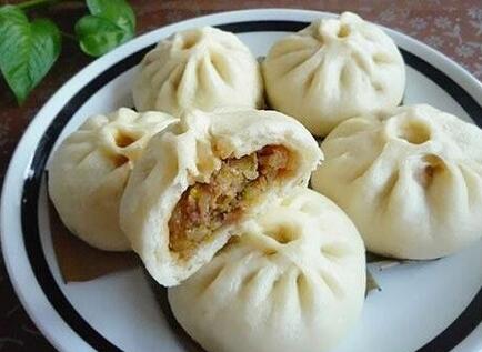 白菜猪肉粉条蒸包