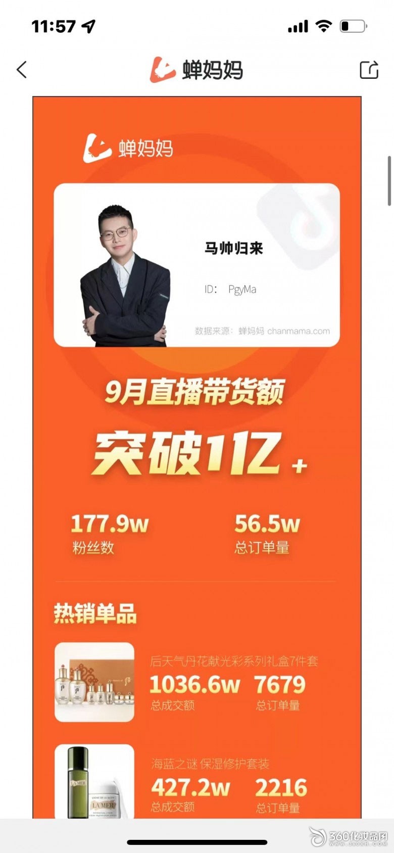 7场直播带货破亿!马帅归来9月携百货再造神话